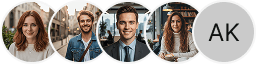 Avatar di più profili di investitori nella sezione recensioni di trading su Limpida Averitone